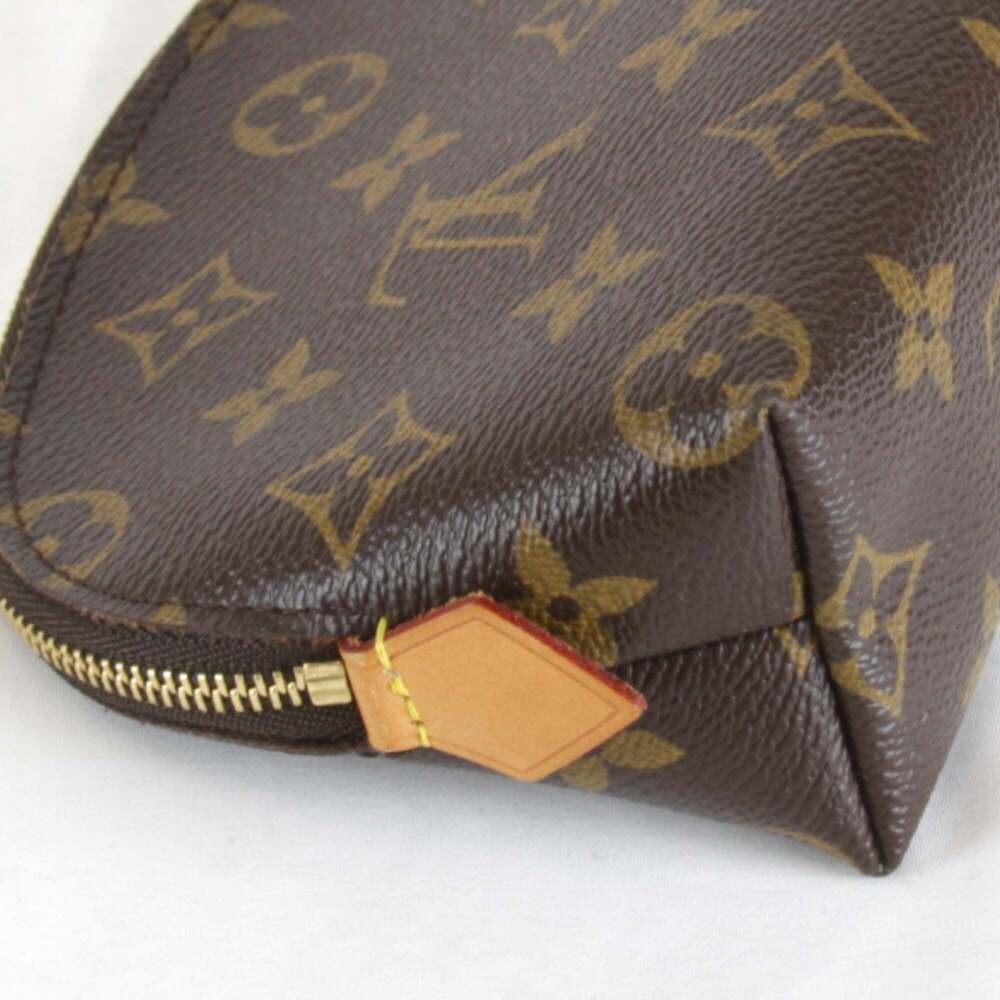 LOUIS VUITTON Brown Monogram Canvas Pochette Pouch - Picture 4 of 11